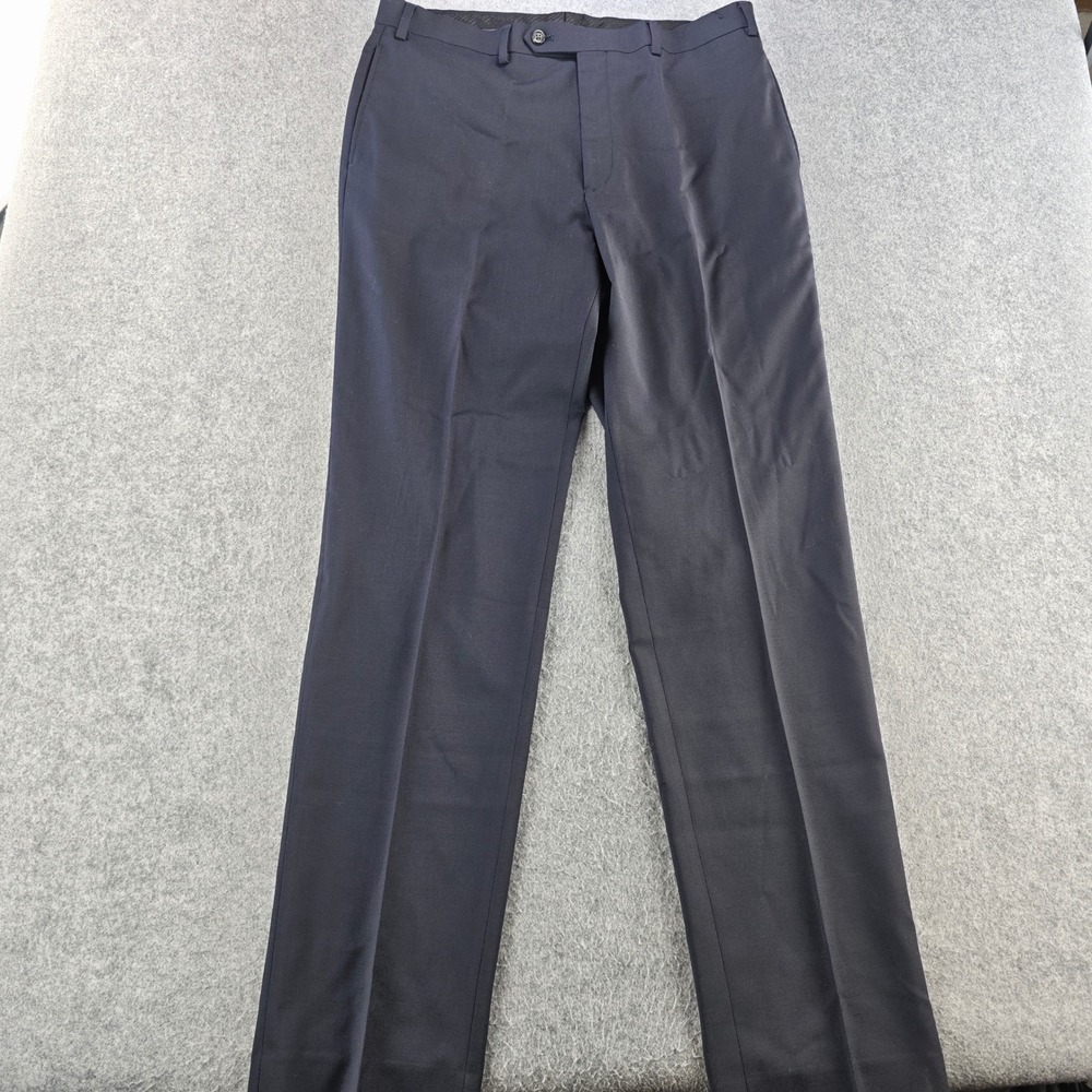 Lauren Ralph Lauren Dress Pants Mens 36x34 High Performance Wool Navy Trousers